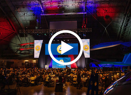 National Aviation Hall of Fame stage